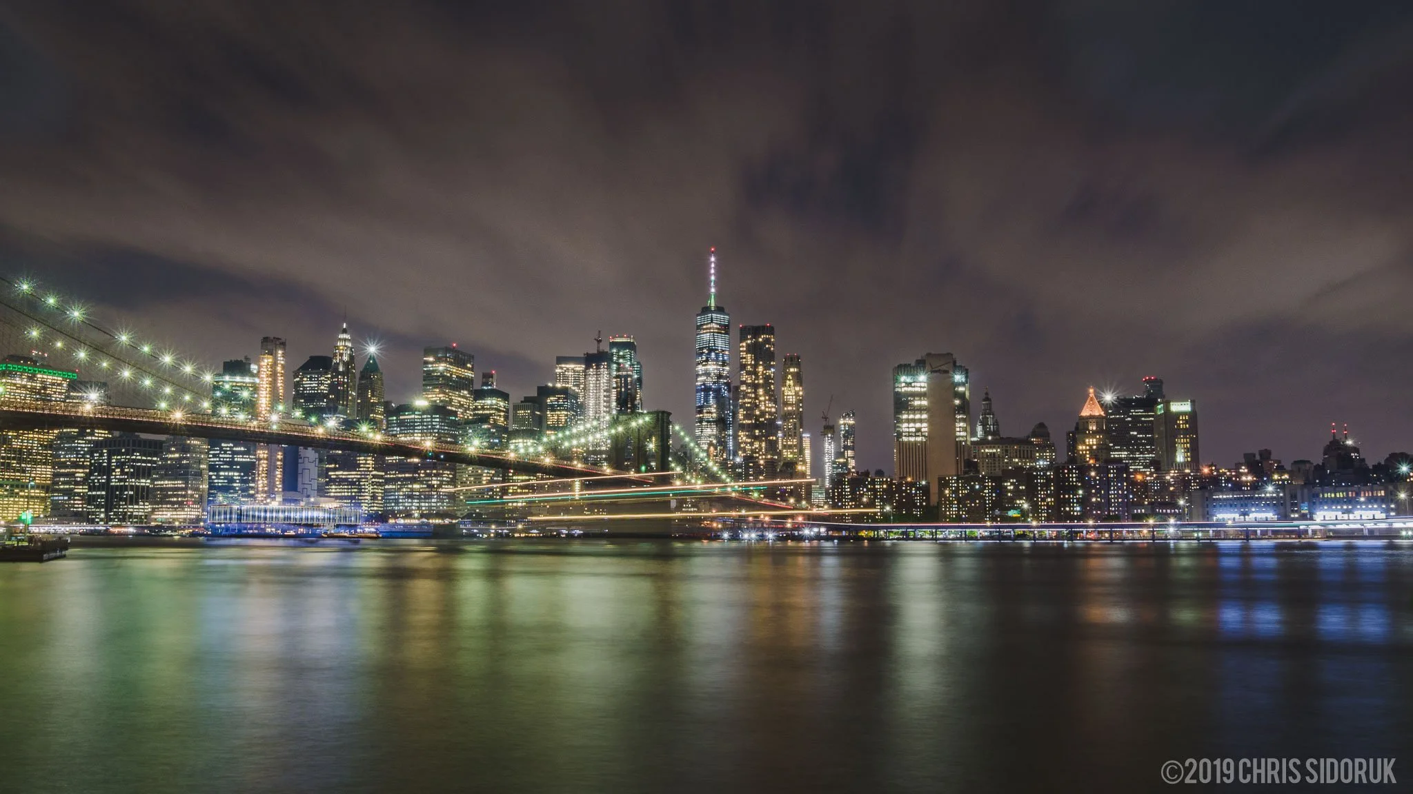 New York City Skyline long exposure with ND filter | 18mm  f/22  61 sec  iso100