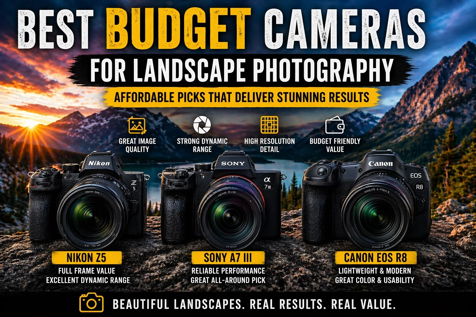 Best Budget Cameras for Landscape Photography (Affordable Picks 2026)