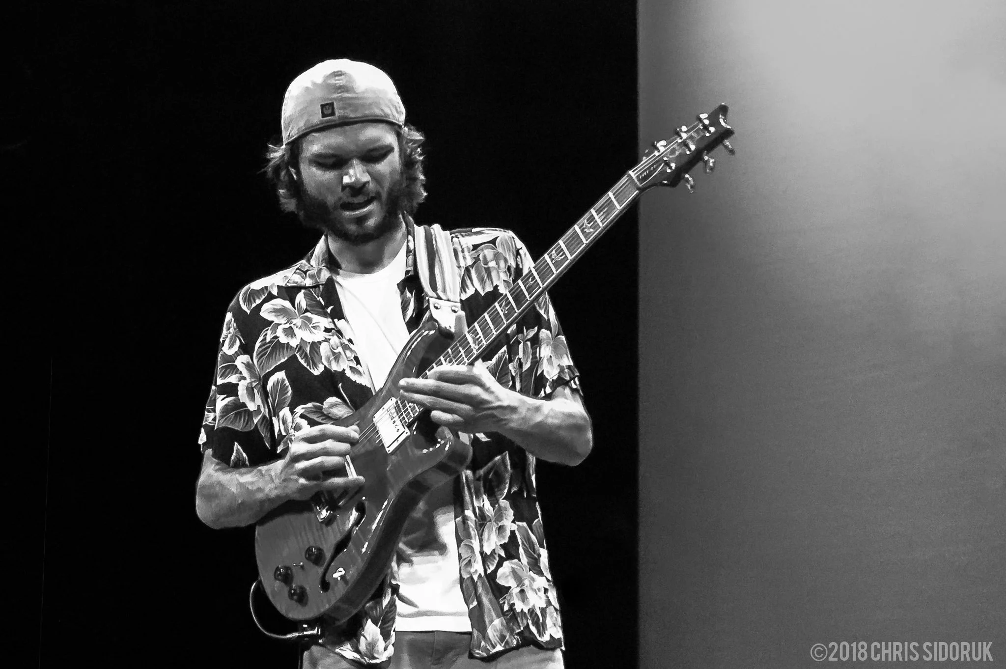 Rick Mitarotonda of Goose‍ performing live at the Wall Street Theater in Norwalk, Connecticut, on May 4, 2018.