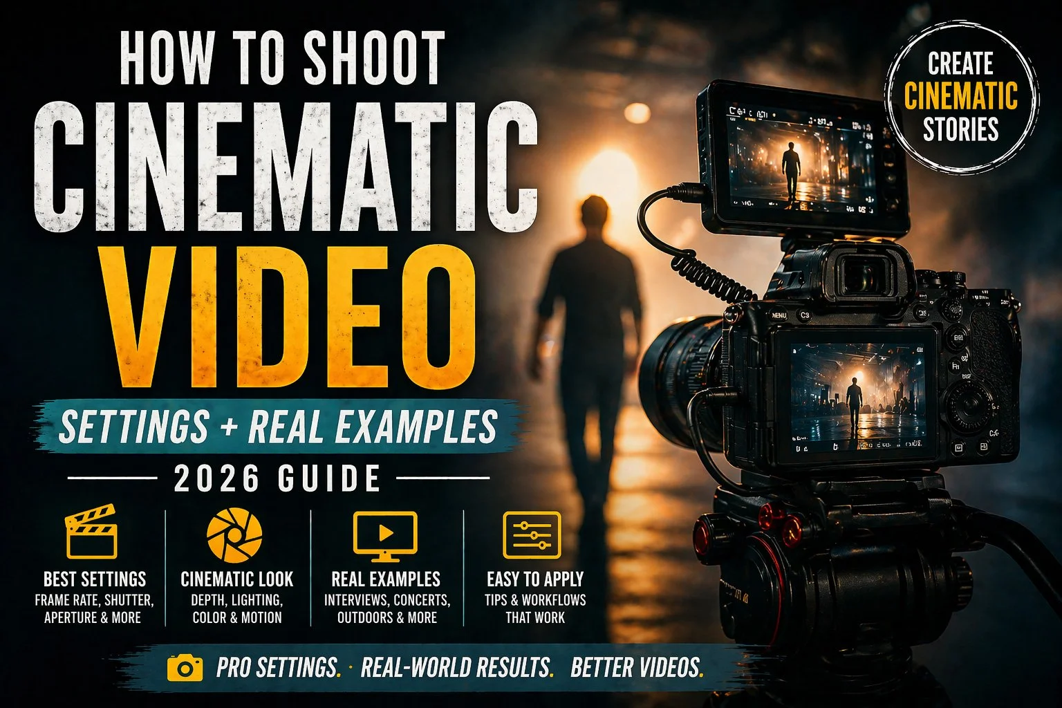 cinematic video settings guide