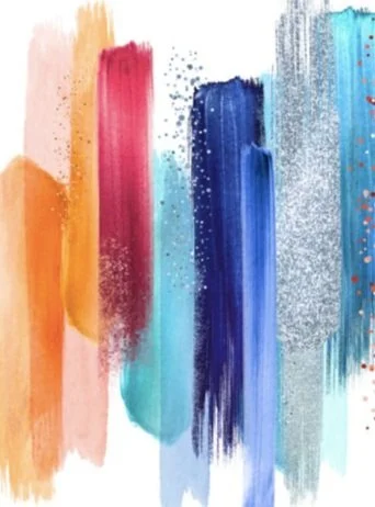 watercolor stripes