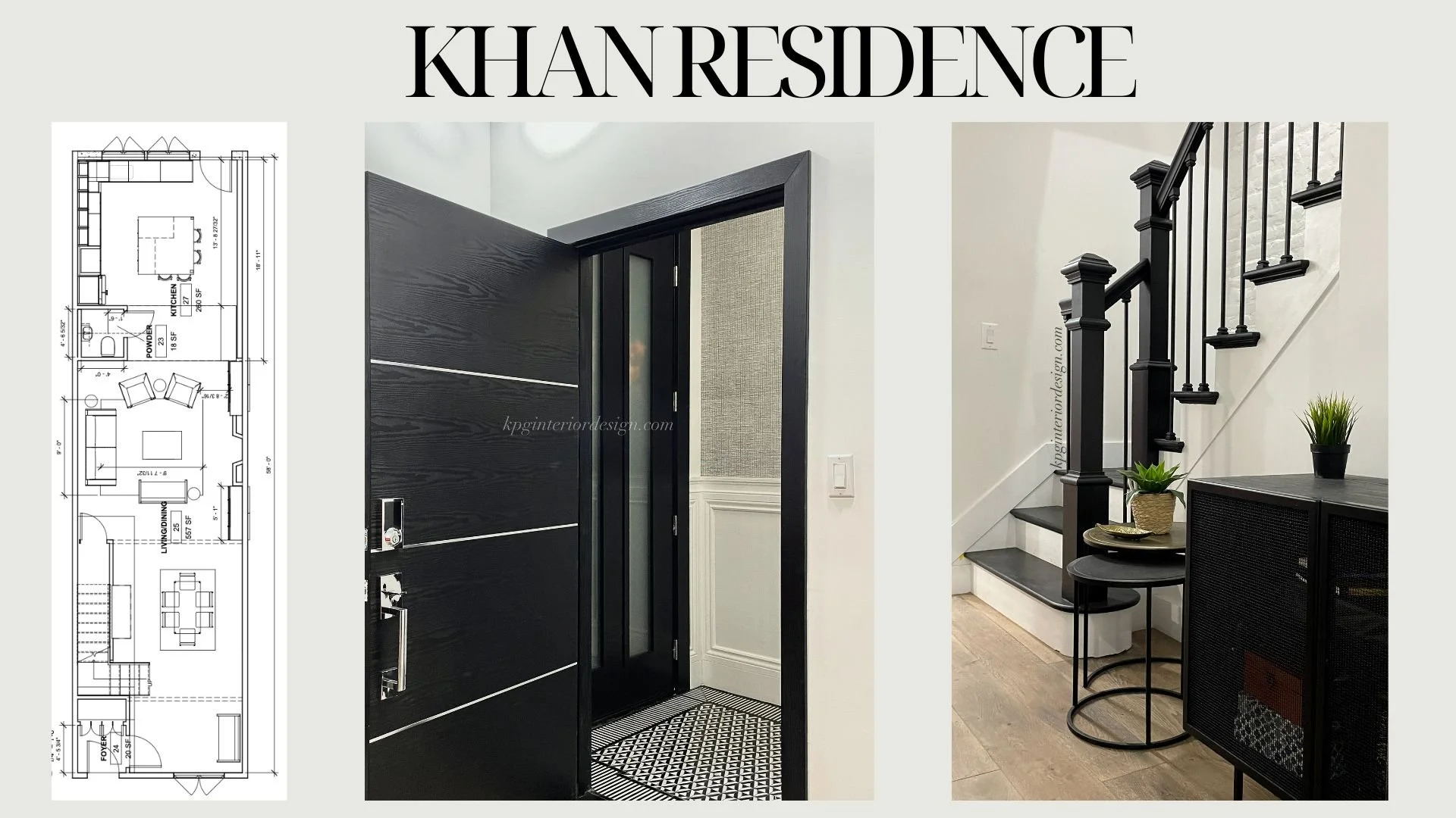 Brooklyn, New York City - Brownstone Renovation by Katrina P. Griffin - NYC Interior Designer - Custom Millwork, Tile and Foyer Design
