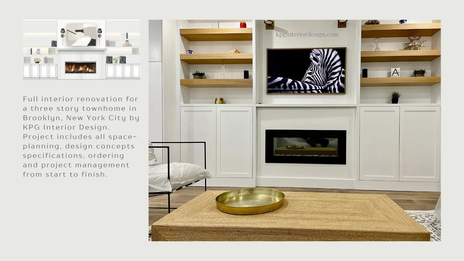 Brooklyn, New York City -  Brownstone Renovation by Katrina P. Griffin - NYC Interior Designer - Custom Millwork