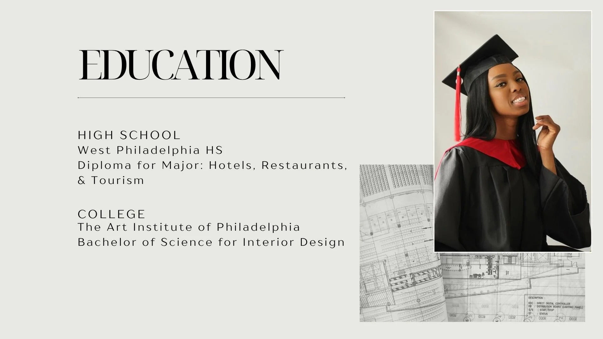 Katrina P. Griffin, Interior Designer with over 13 years of professional experience. Luxury Hospitality and residential renovations. Professional styling, FF&E Procurement, Professional Installation and Furniture assembly. Custom furniture. 