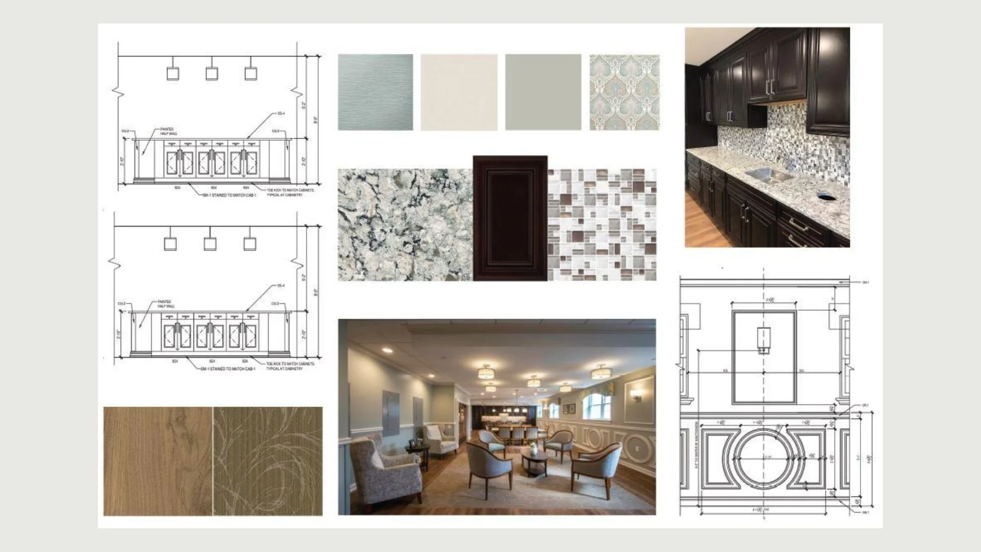 Senior Living Facility Full Renovation of Auditorium, Restrooms, and Game Room - Katrina P. Griffin under previous employer, architecture firm 