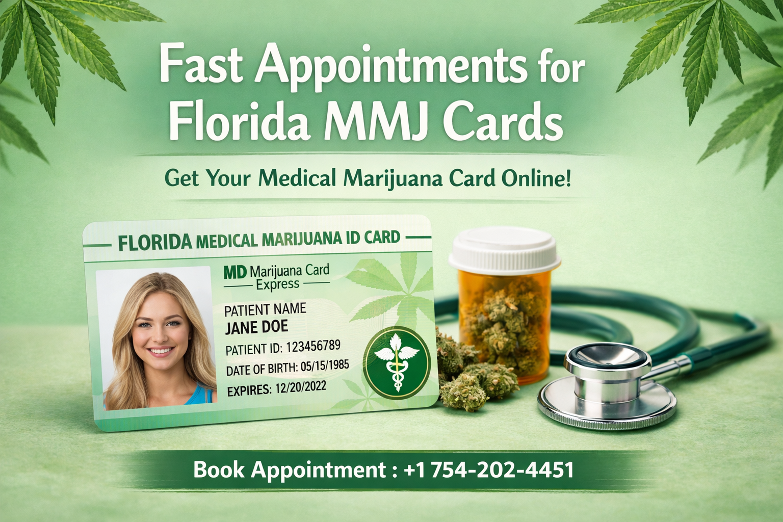 Fast Appointments for Florida MMJ Cards: Get Certified Online with MD Marijuana Card Express