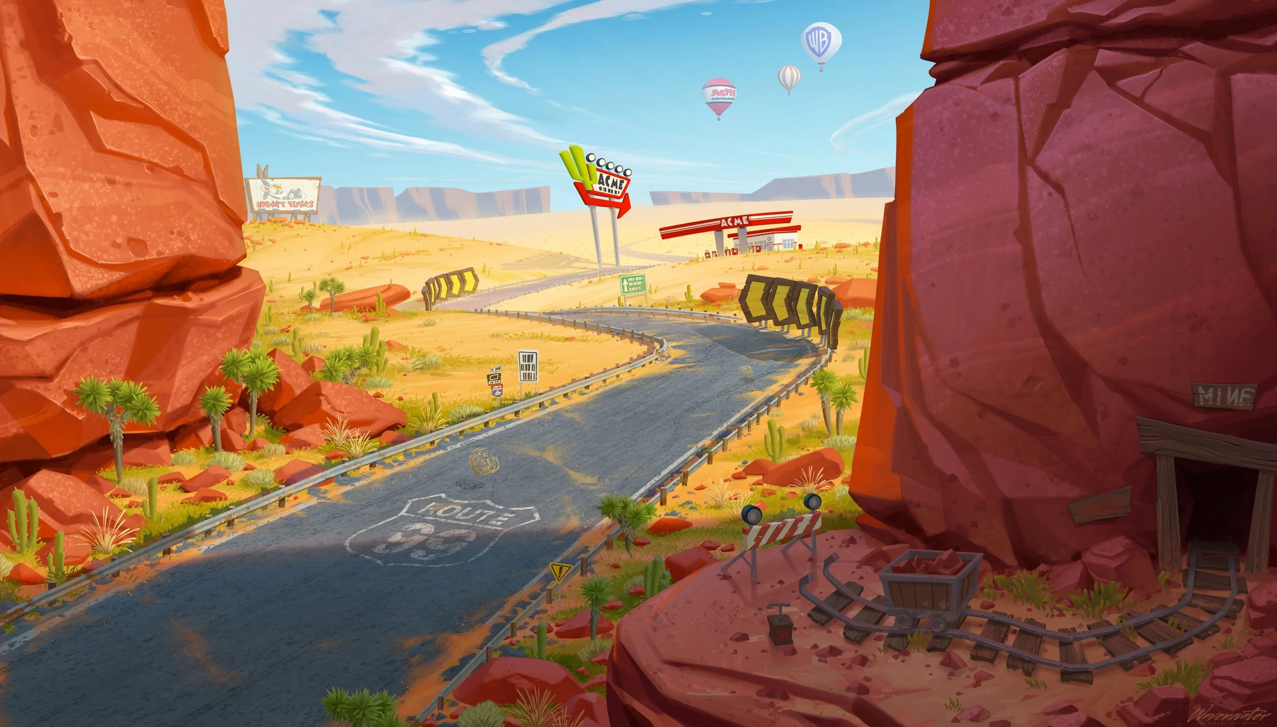 WB kart looney_tunes track_canyon_illustration_01.jpg