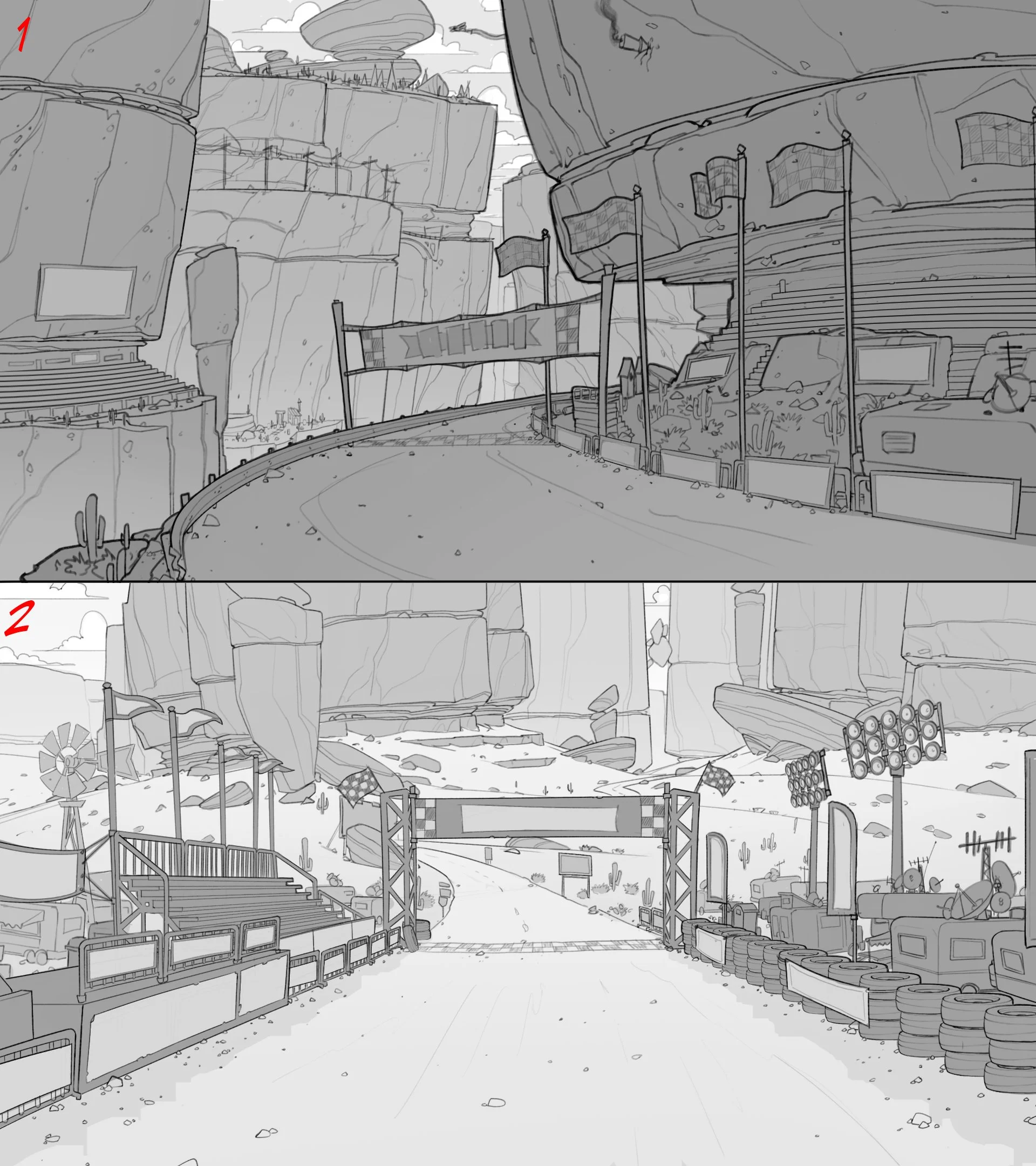 WB kart starting line looney tunes canyon 01.jpg