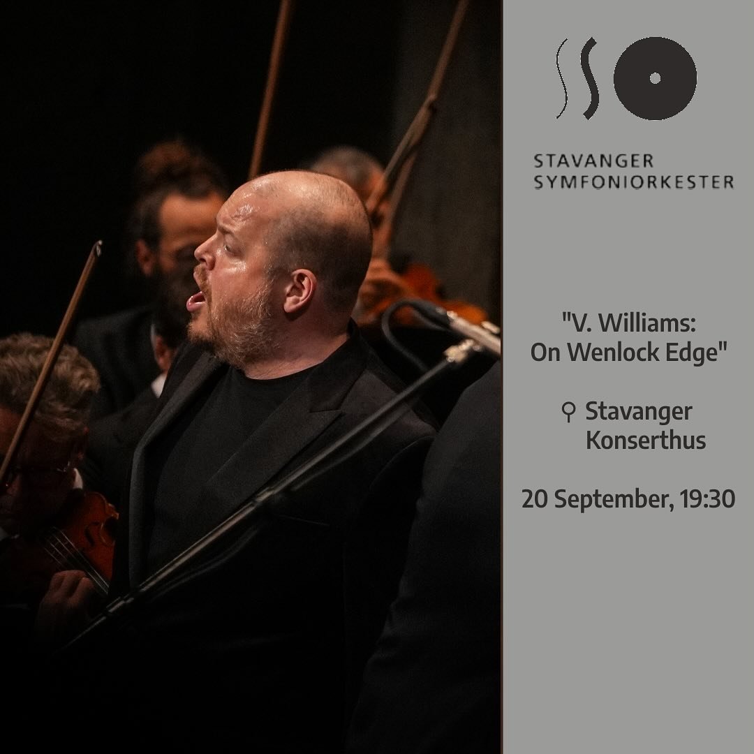 Andrew Staples is returning to Stavanger Symphony to perform Vaughan Williams&rsquo; On Wenlock Edge&rsquo; conducted by Alpesh Chauhan.
.
.
.
#andrewstaples #tenor #stavangersymphonyorchestra #onwenlockedge #vaughanwilliams