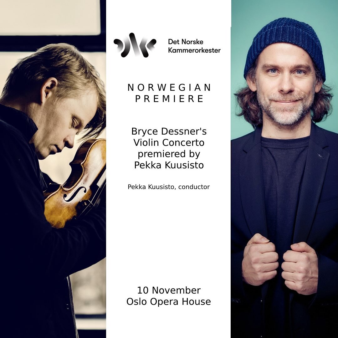 Country premieres and upcoming performances of Bryce Dessner&rsquo;s Violin Concerto, brilliantly brought to life by virtuoso violinist Pekka Kuusisto. This dynamic work made its world premiere with Kuusisto, captivating audiences with its innovative