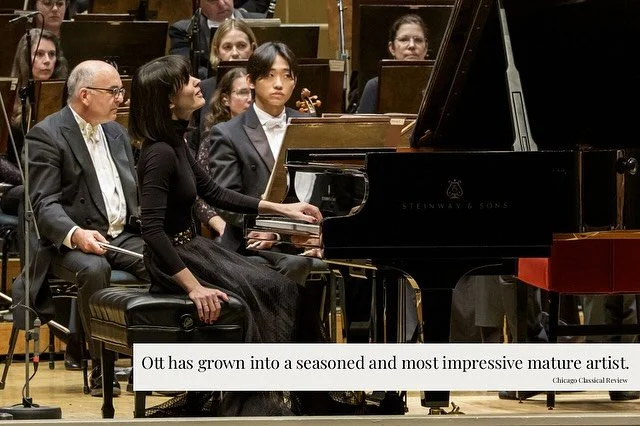 ✨ Four unforgettable nights with the Chicago Symphony Orchestra ✨

Alice Sara Ott (@alicesaraott_official) returns to Symphony Center (@chicagosymphony), performing two Ravel masterpieces each evening &mdash; the sparkling Concerto in G major and the