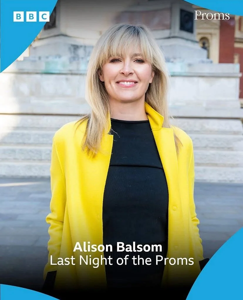 @alisonbalsom marking her final performance performing Hummel&rsquo;s Trumpet Concerto and &lsquo;Riffs&rsquo; from Bernstein&rsquo;s Prelude, Fugue and Riffs at the Last Night of the Proms.

@officialqueenmusic&rsquo;s Sir Brian May and Roger Taylor