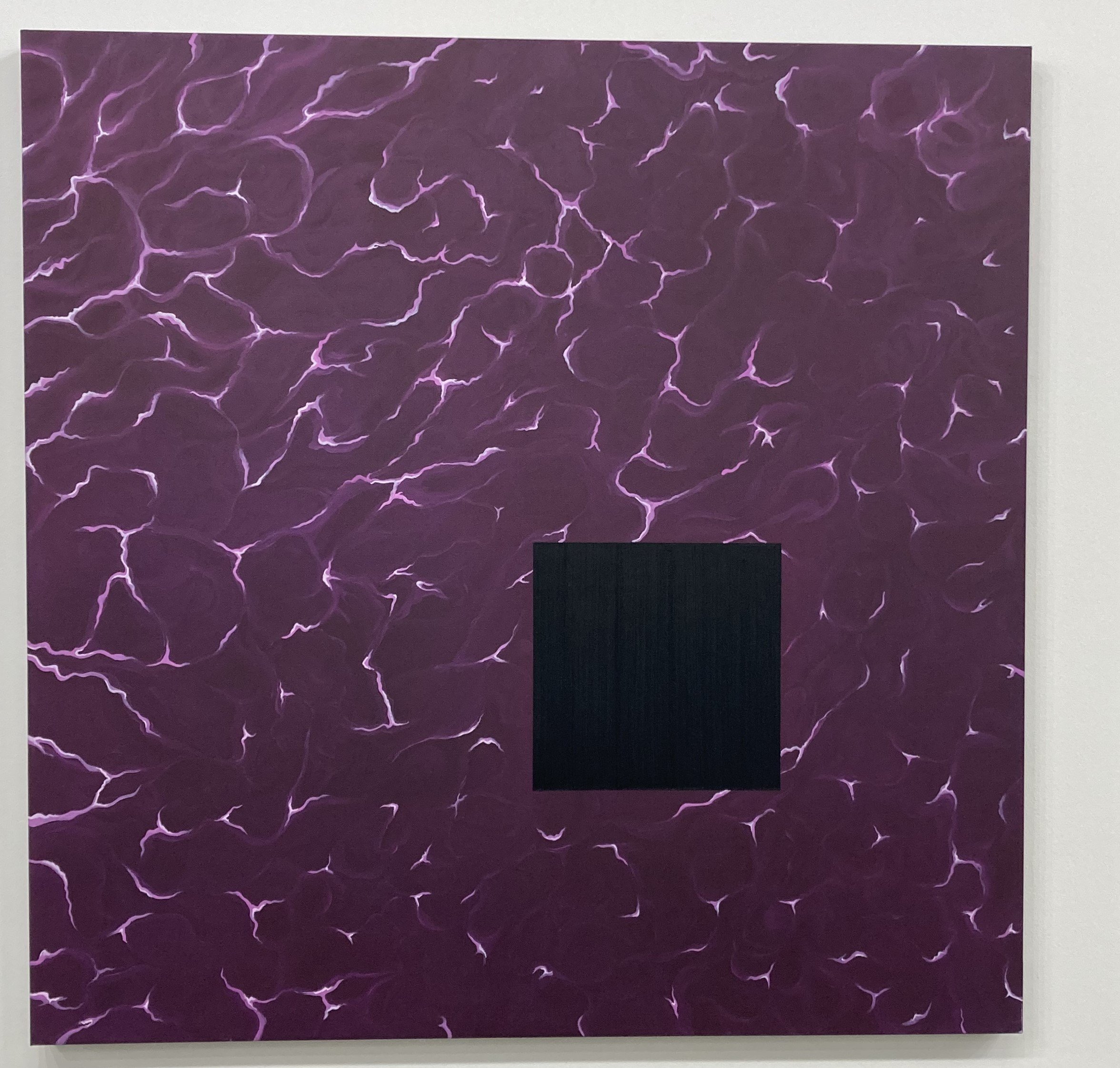 "Dark Matter" 36"x36" $1,250 oil on canvas, click to enlarge