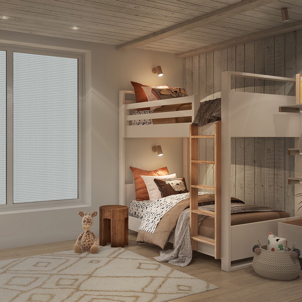 Plissegardin mellanglas montage