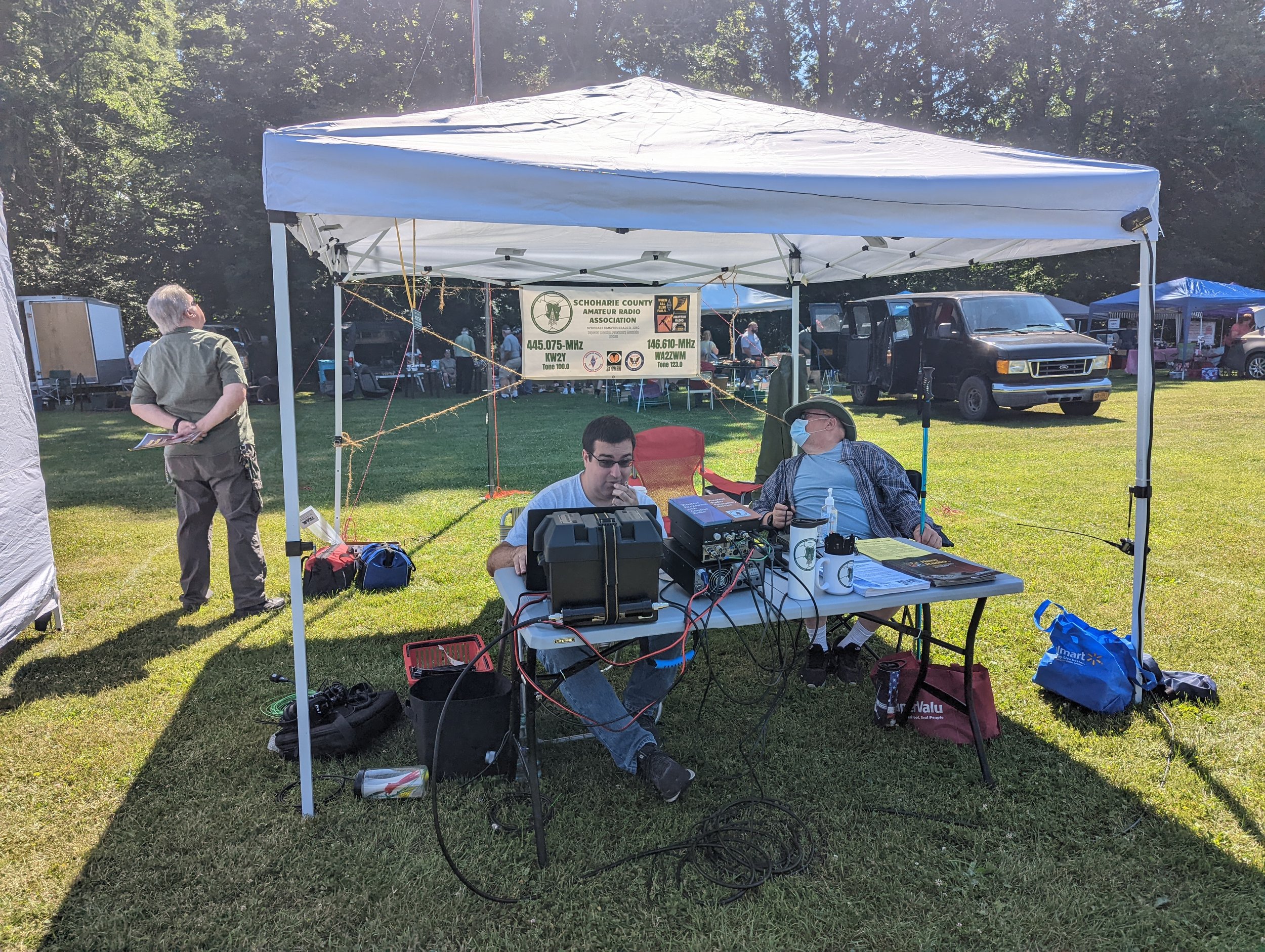 SCARA has a ham radio demonstration and informational booth at the 2022