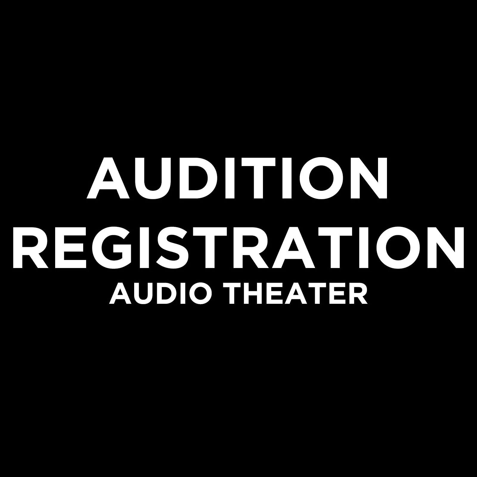 2026 Audition Registration