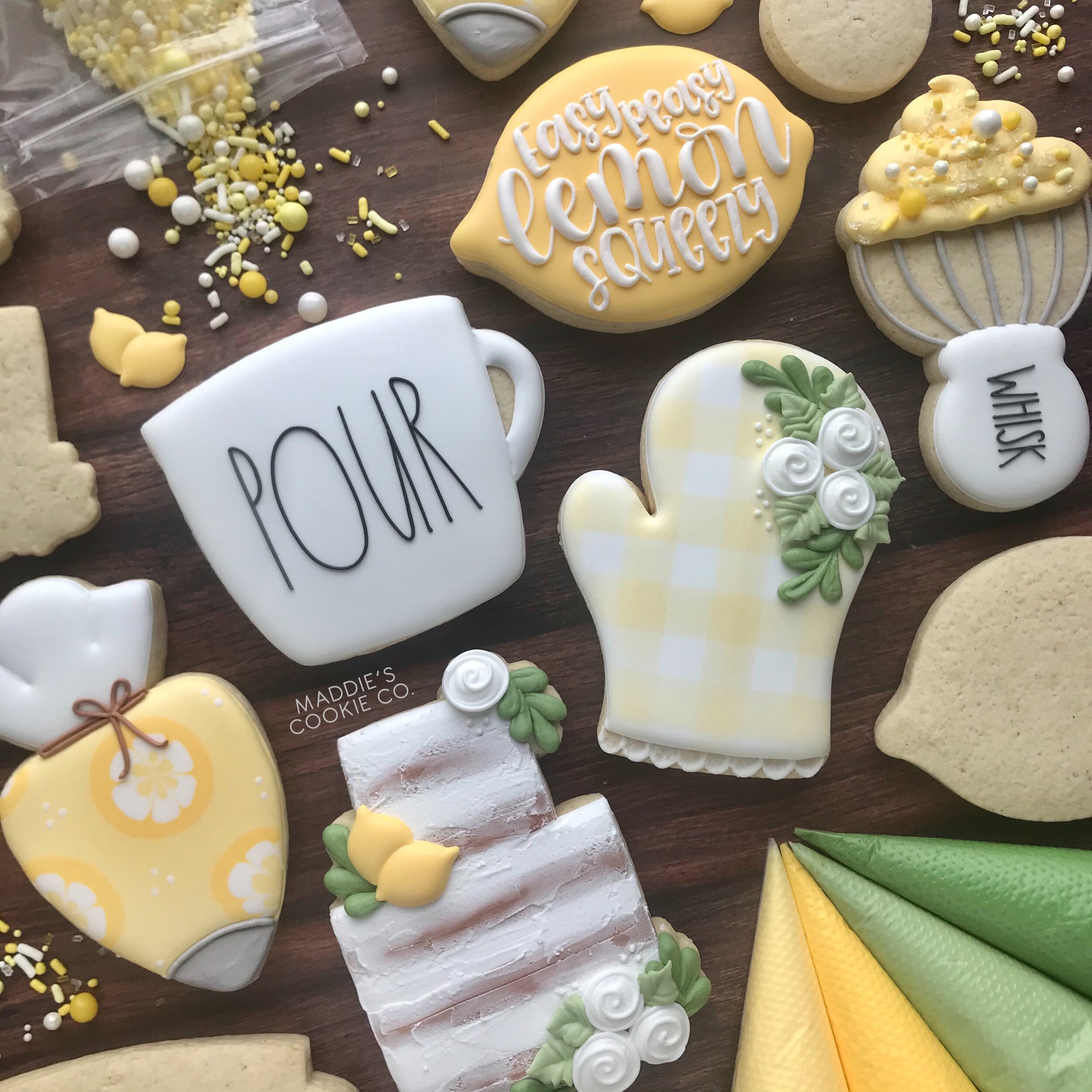 Lemon Baking Online Cookie Class