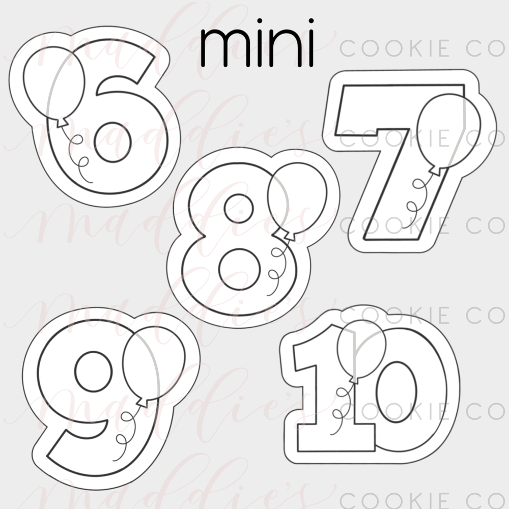 numbers — Shop — Maddie's Cookie Co.