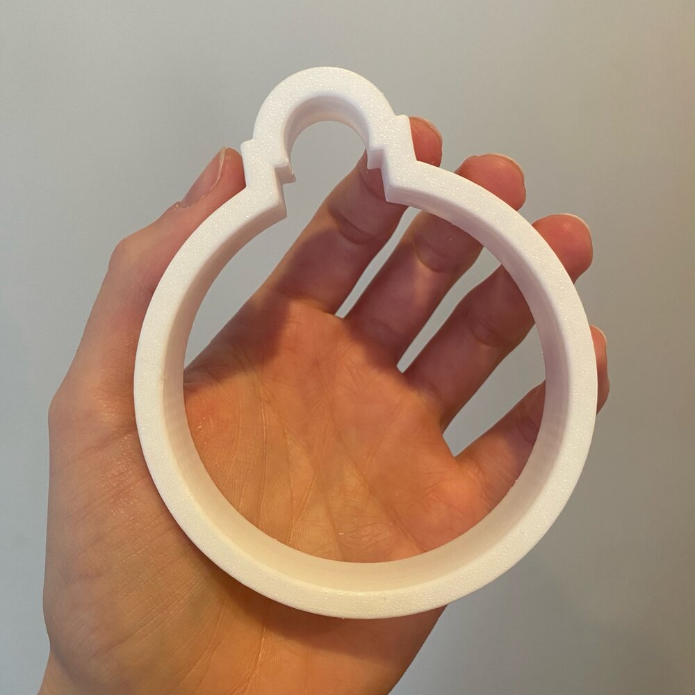 MID SIZE Balloon Number 1 Cookie Cutter STL File — Maddie's Cookie Co.