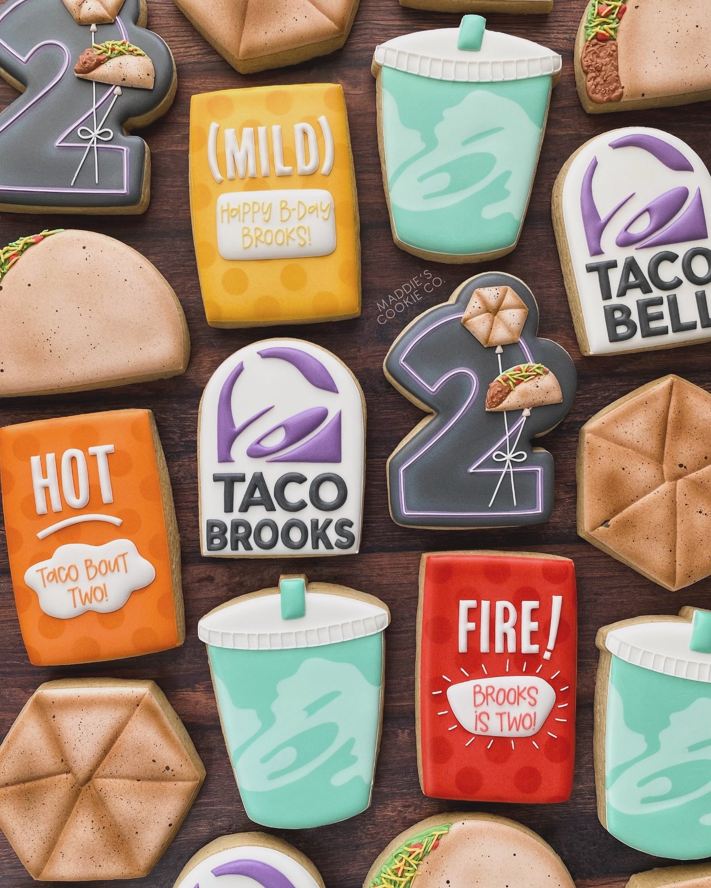 oh how I love a food theme 😍 especially when it&rsquo;s a birthday party!!! what a fun combo! what&rsquo;s your taco bell order? I get a chicken quesadilla and a doritos locos taco with a baja blast (obviously) and if i&rsquo;m feelin real spicy, i&
