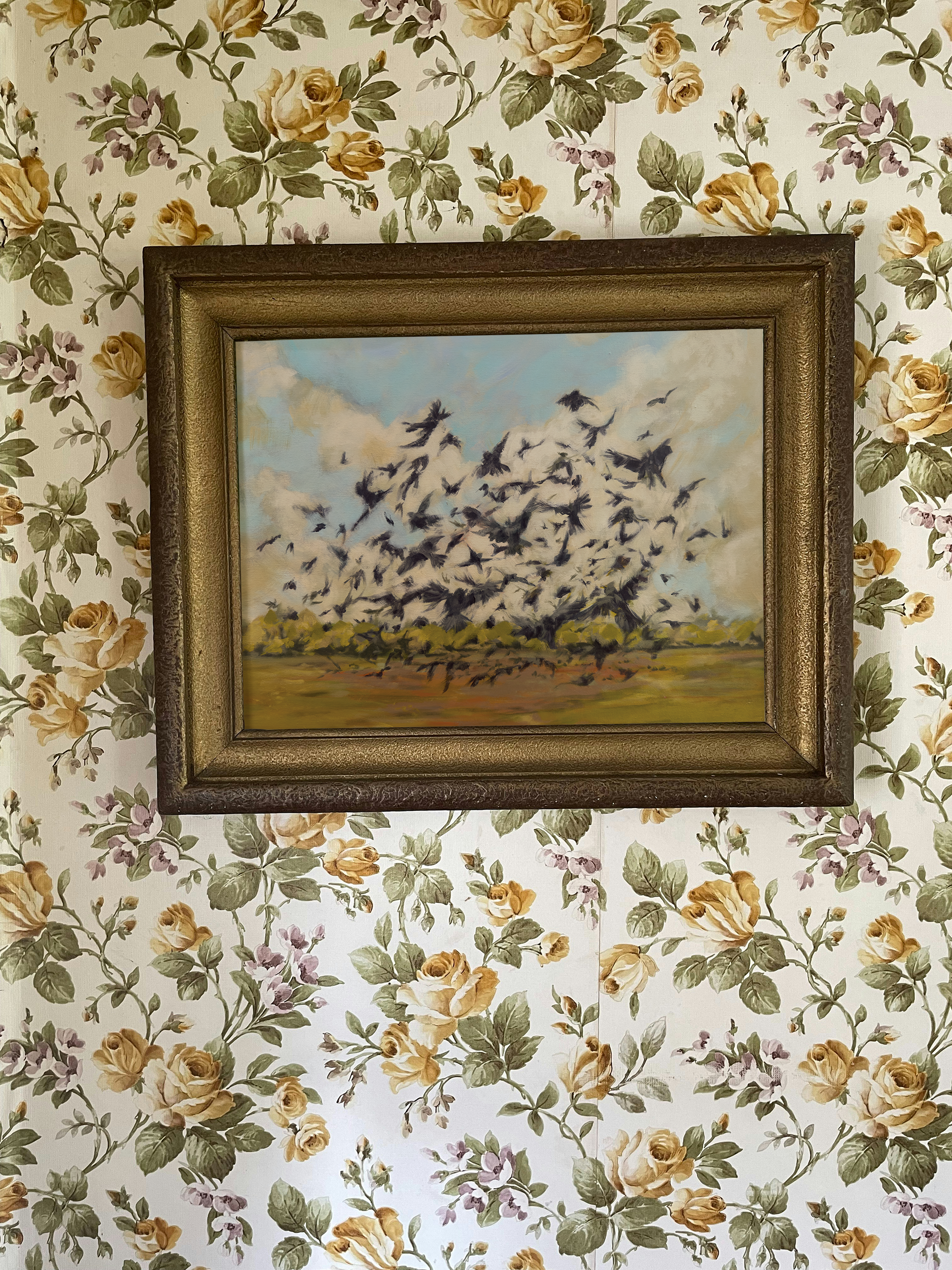 a murder of crows art print