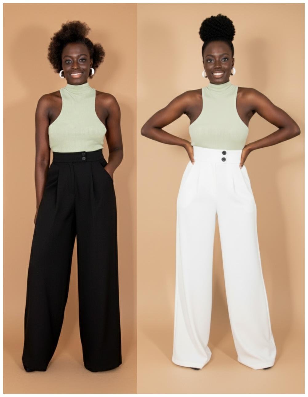 Style Guide- The Benson Wide Leg Trousers