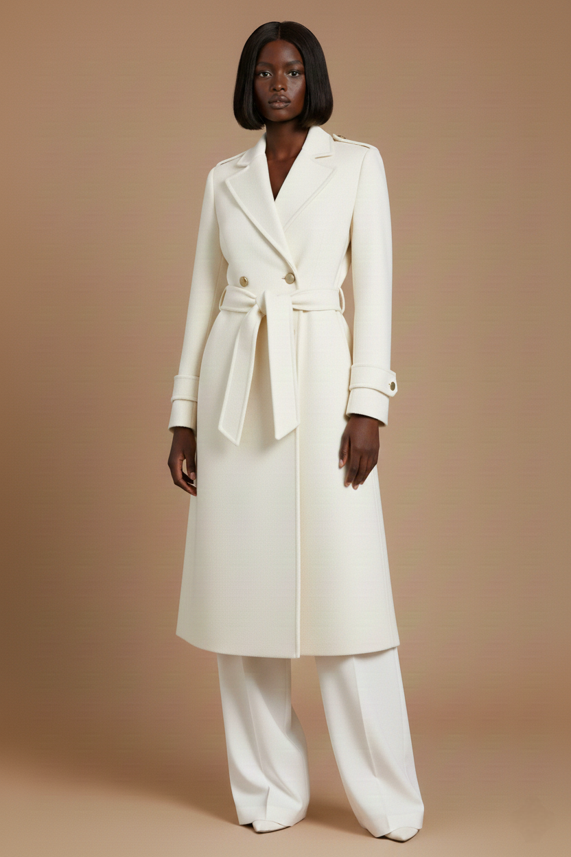 Brooke Double Breasted Wool Coat