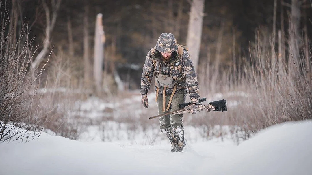 Hiking miles in deep snow is more of a struggle in itself while hunting. It&rsquo;s either to loud, to heavy, slippery, heavy to walk in, and hard to navigate in.