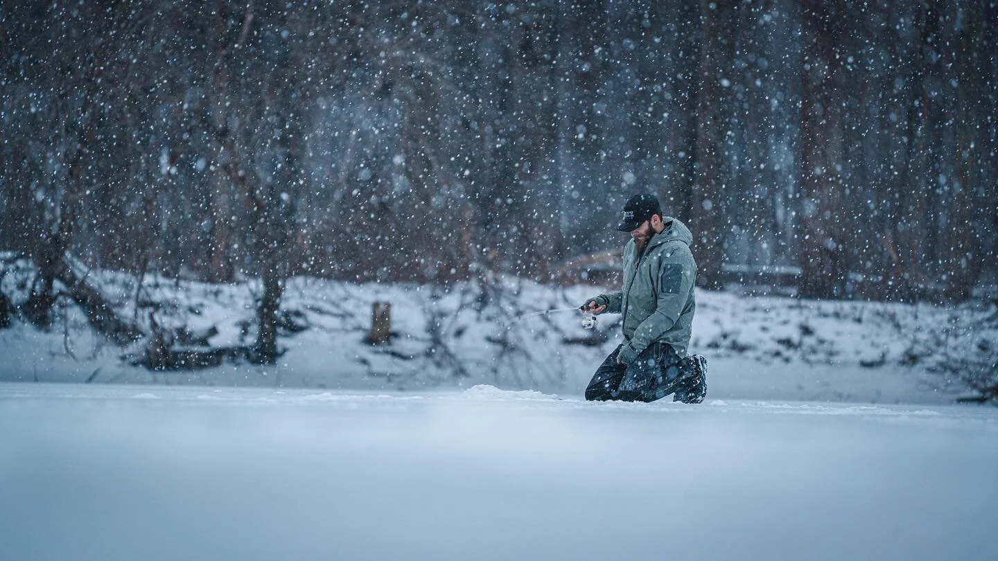 Been a cold few weeks but there are still fish to catch. I&rsquo;m just not catching many of them haha but grinding it out. 

#icefishing #fishing #fish #photography #outdoors #media