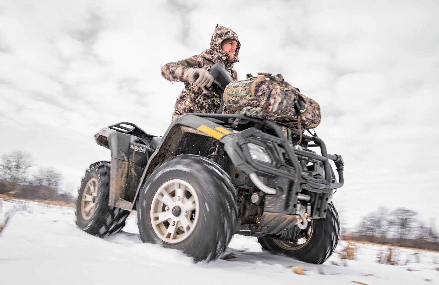 The season might be over, but there is plenty of work to be done and game to be hunted. Get after it! 

#hunting #whitetail #deerhunting #outdoors #media #hunt #atv #winter #work #grind #preparation #rabbithunting #trapping