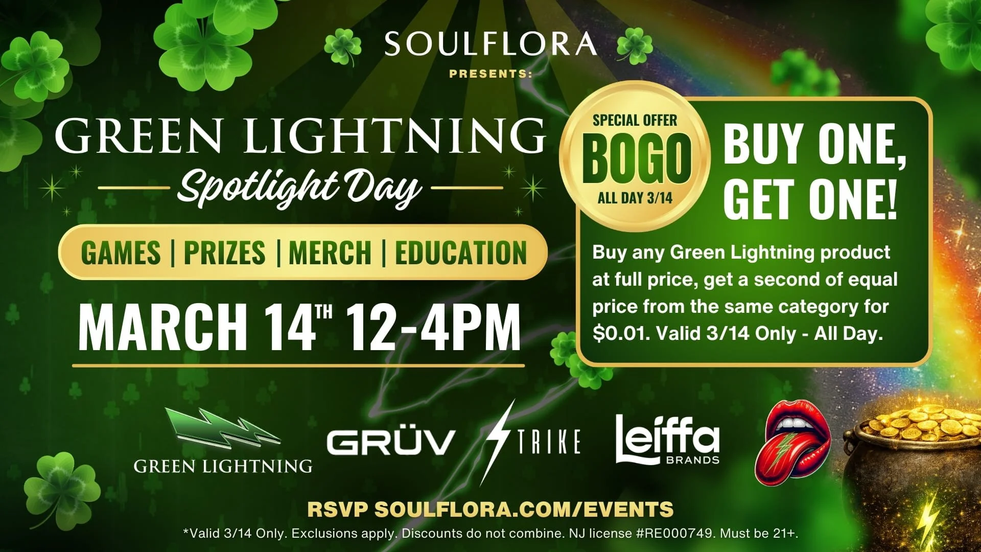 Green Lightning Spotlight Day 3/14