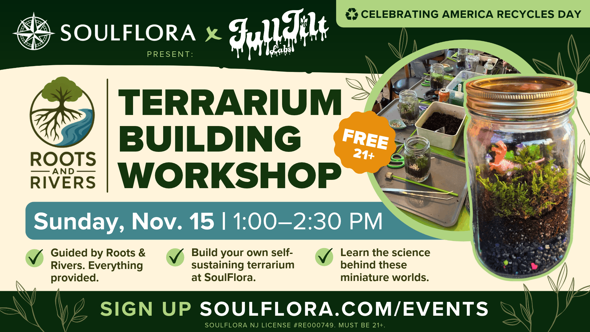 Terrarium Building Workshop