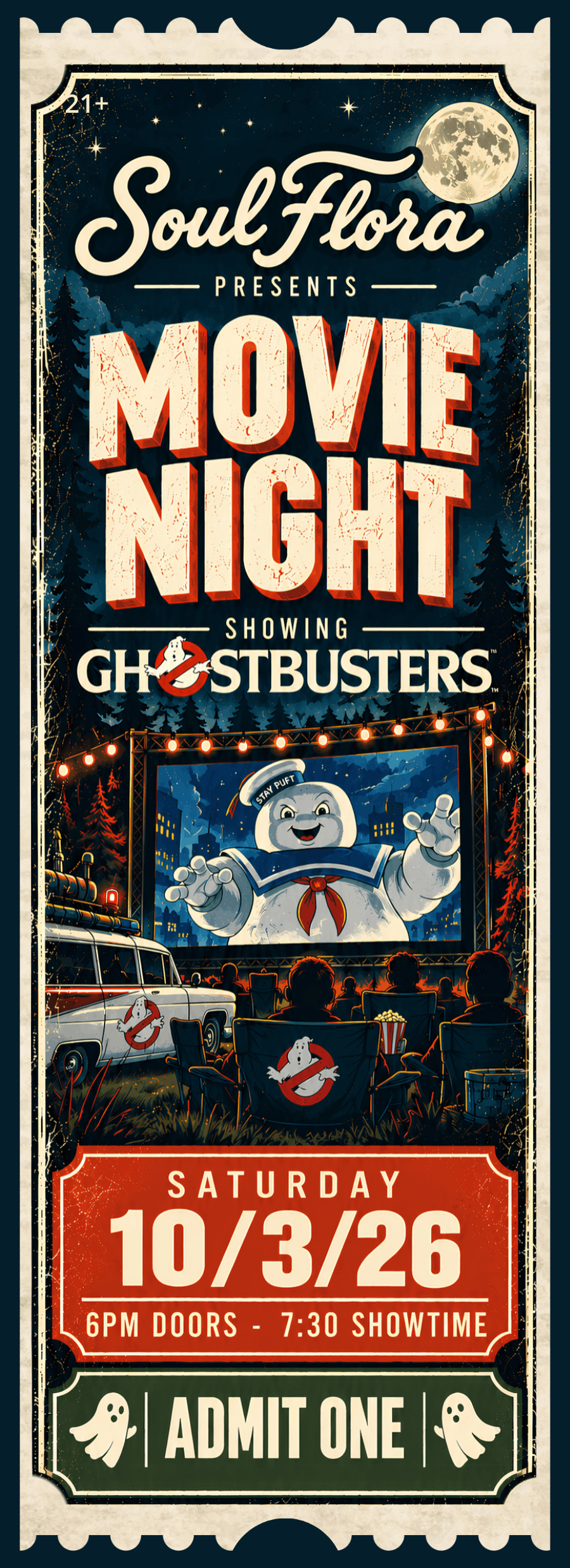 movie night ticket