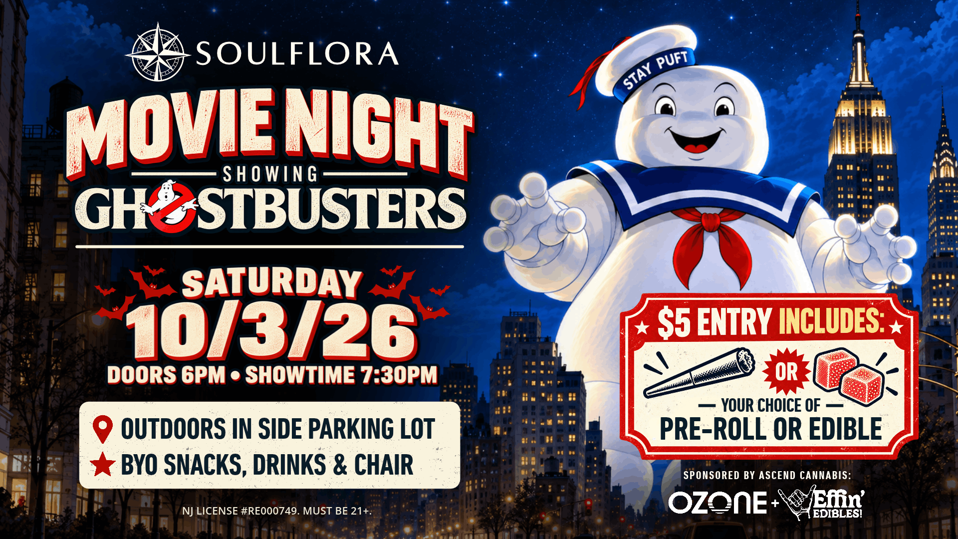 SoulFlora Movie Night 10/3/26