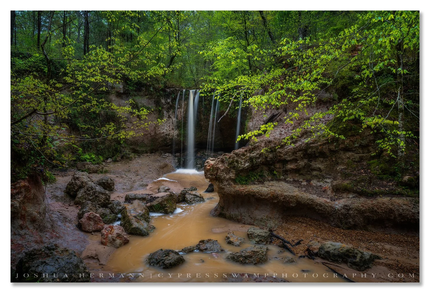 one of louisiana's only waterfalls