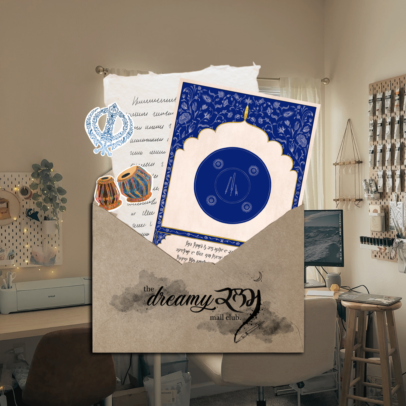 dreamy kalam mail club - monthly subscription