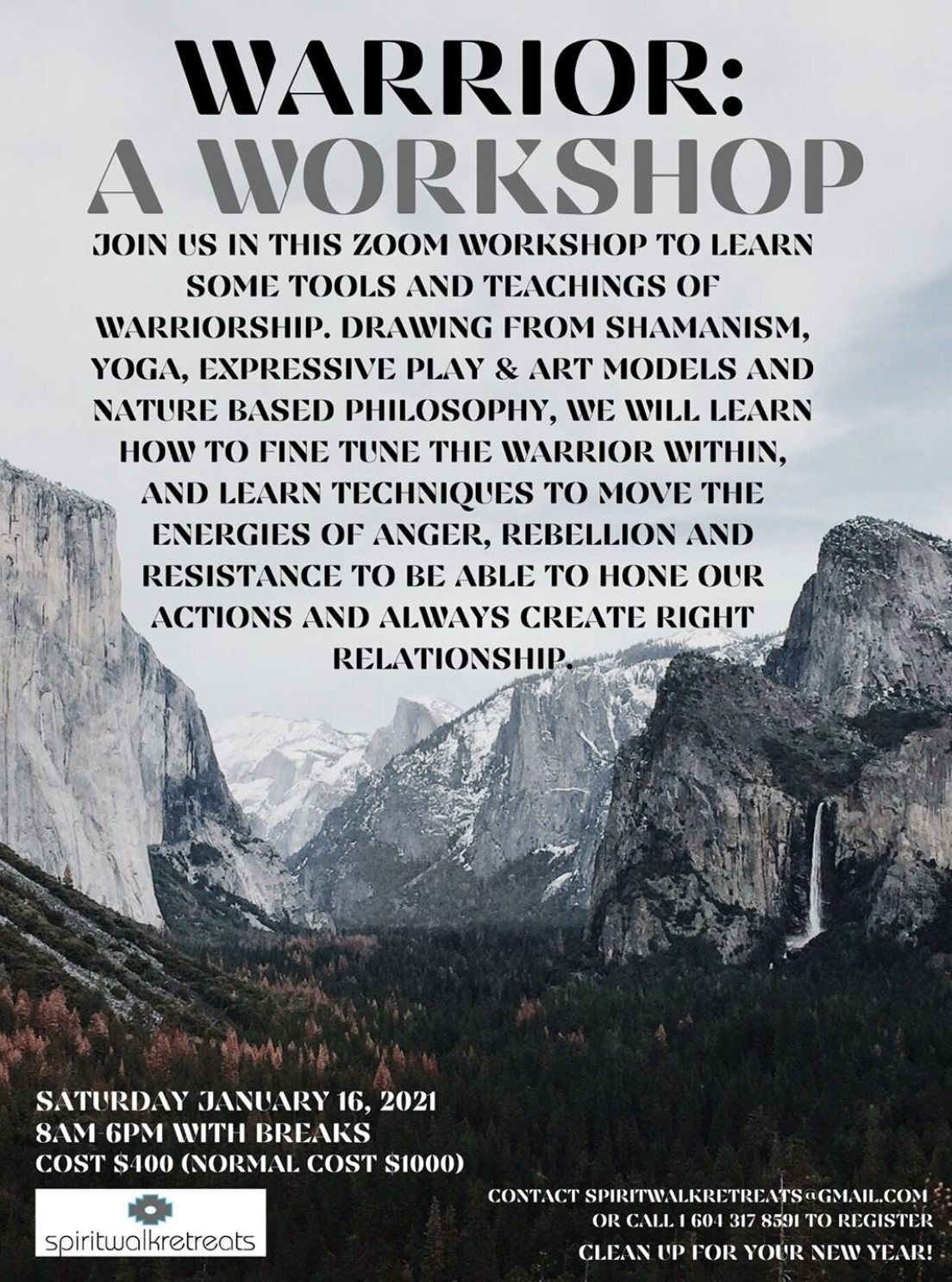 Warrior Workshop - Spiritwalk Consulting