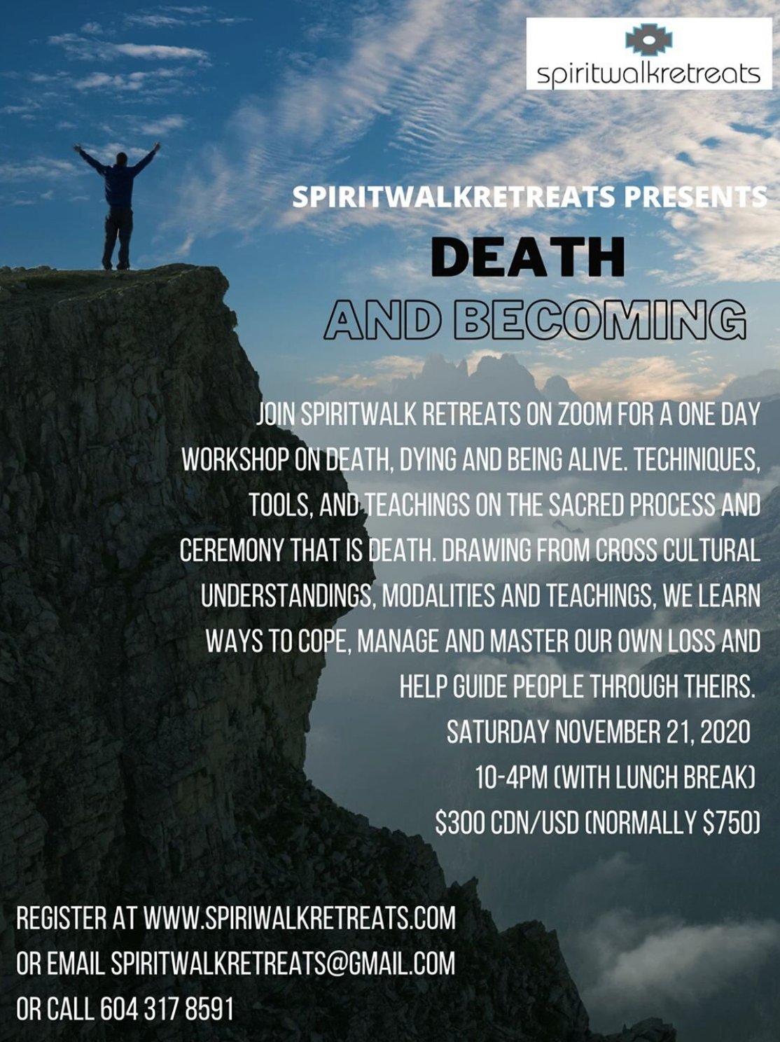 Death and Becoming Workshop - Spiritwalk Consulting