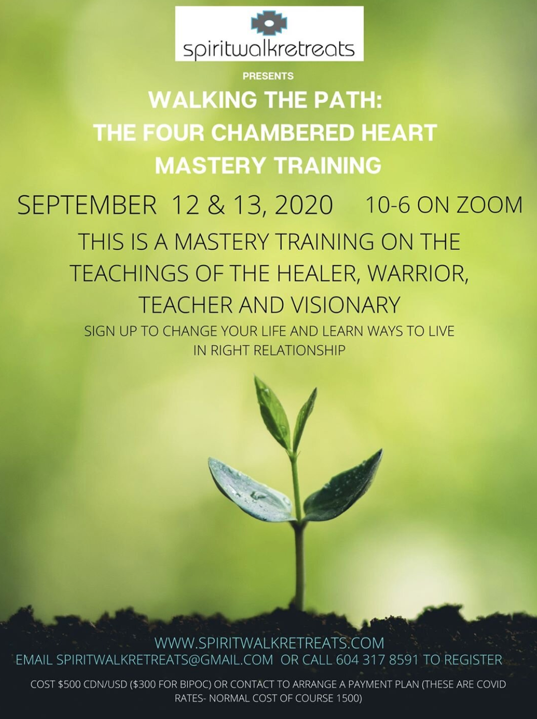 The Four Chambered Heart Mastery Training - Spiritwalk Consulting