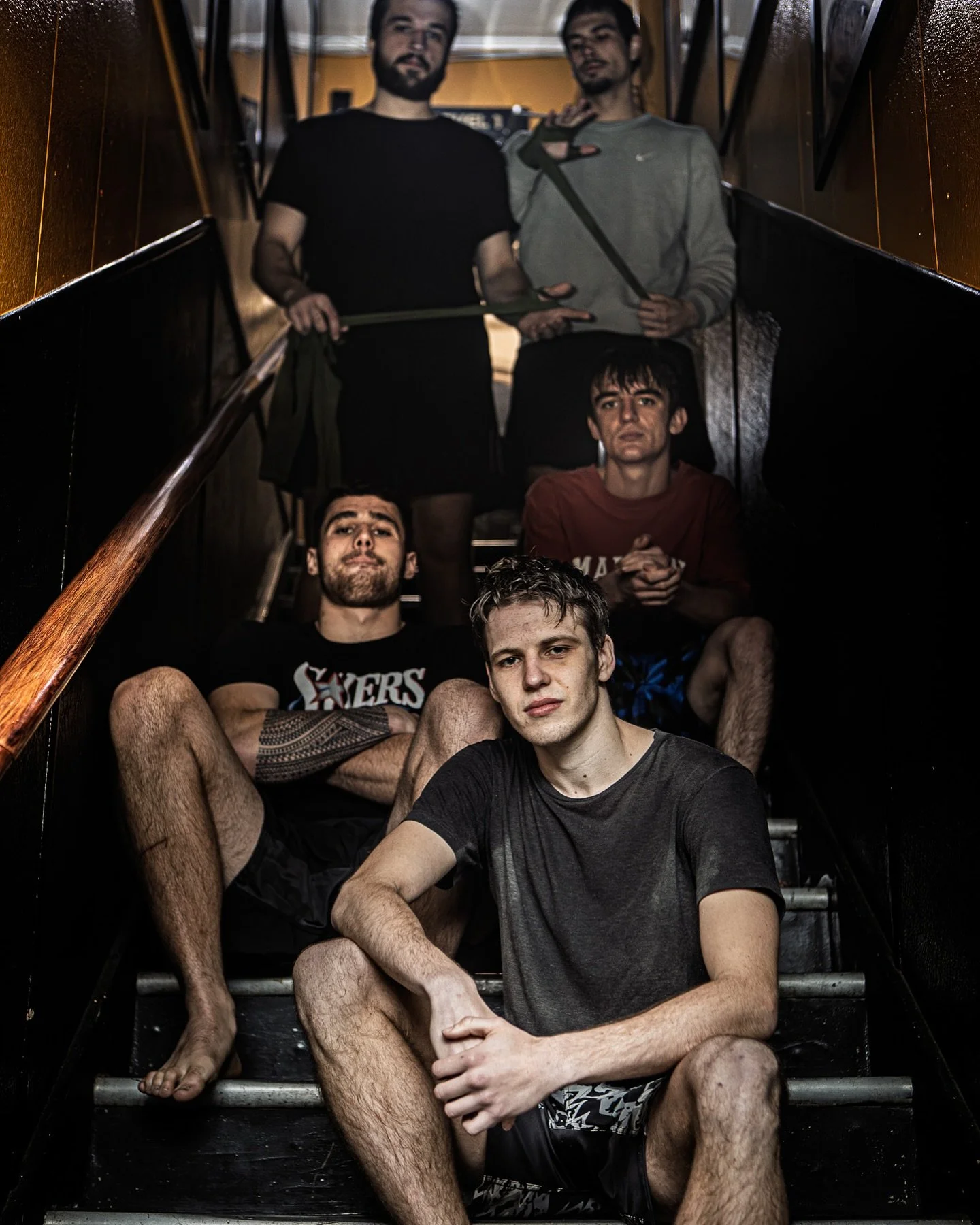 Got sick of the typical fist up angry look pose. Went for the Boy Band aesthetic instead. 

Catch these boys next week @razorpromotions Rumble show.