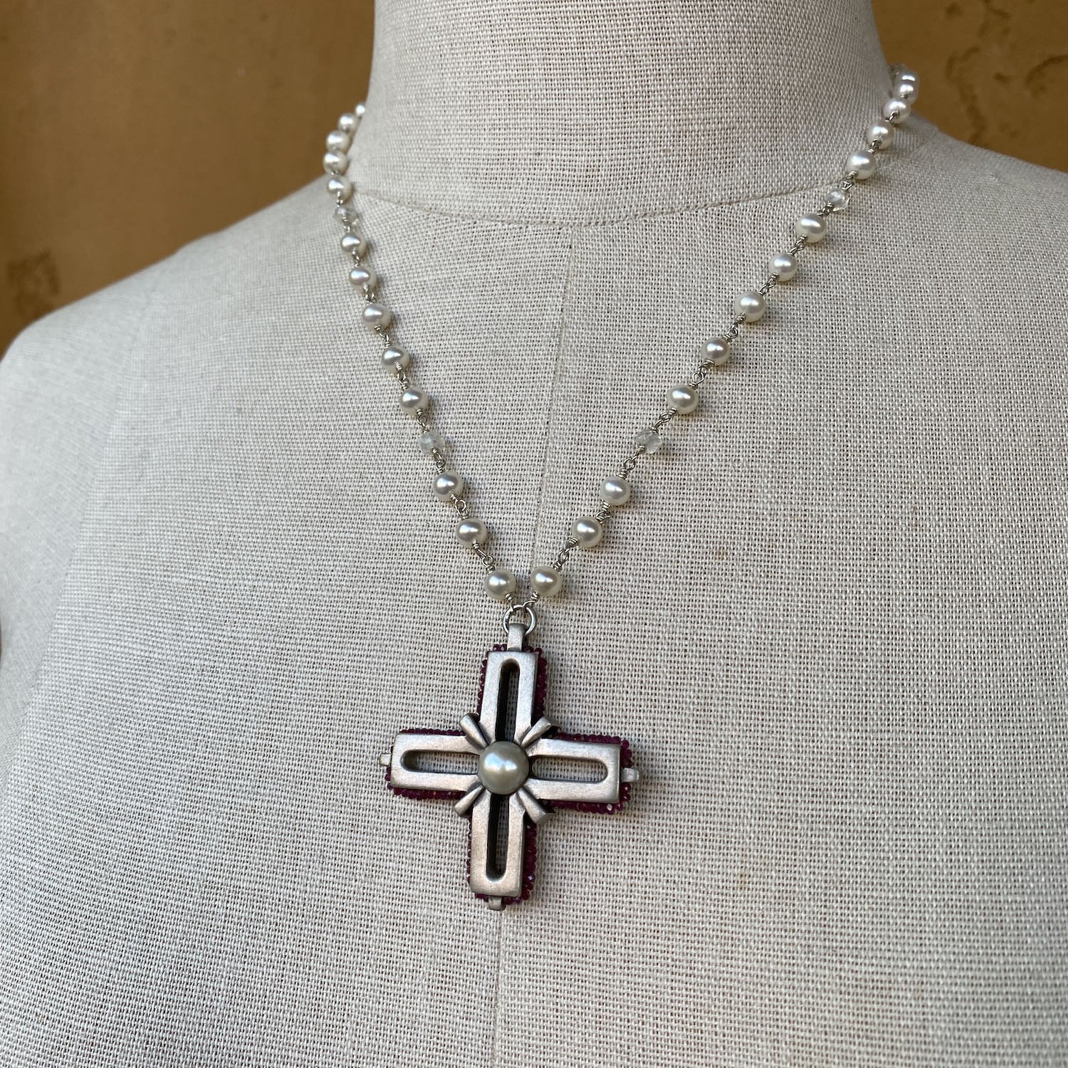 Cross Necklace custom silver jewelry