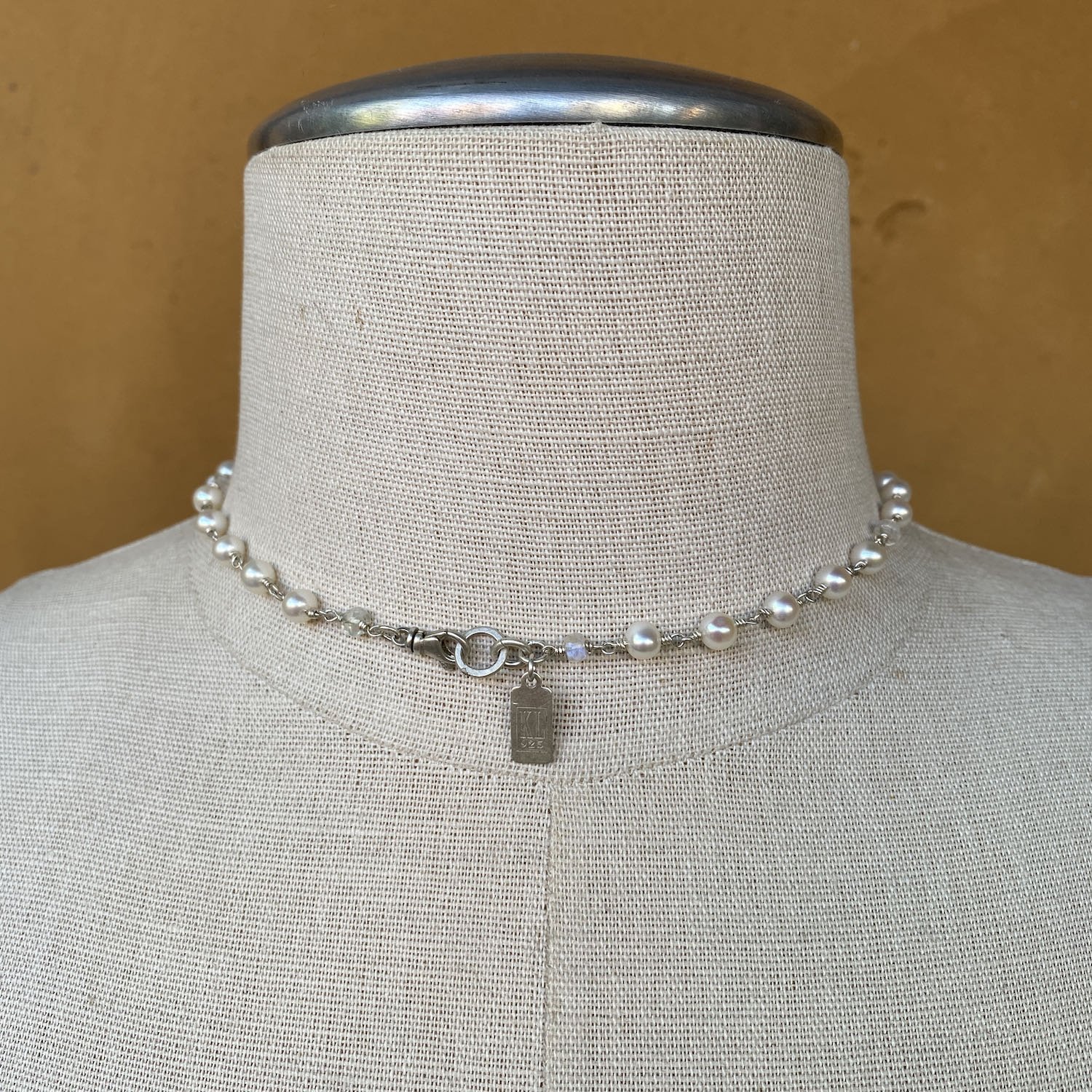 Close up details of Cross Necklace