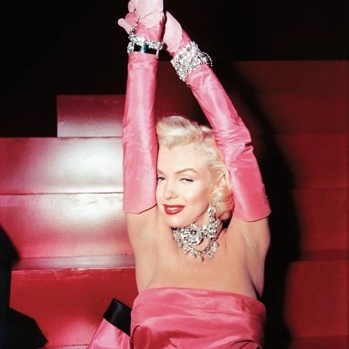 The Pink Dress Jewelry
One of the most exciting projects I've ever undertaken was recreating jewelry associated with Marilyn Monroe's iconic pink gown from Gentlemen Prefer Blondes.

Every stone placement, metal finish, and construction detail requir