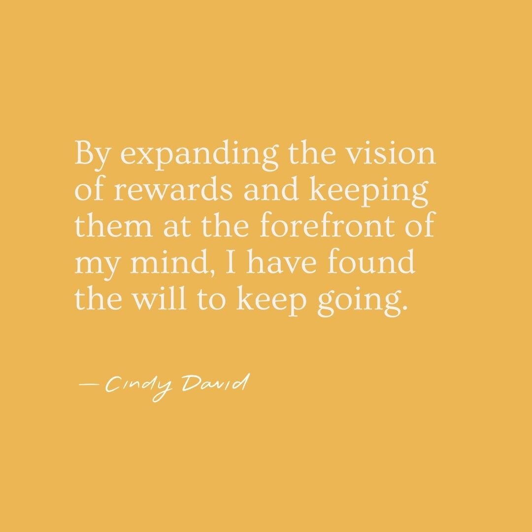 People close to me know that once I set my mind on something, I'm determined to see it through. I don't waste time &ndash; I dive in and work hard to achieve my goals.

But I have to confess, even with all that determination self-doubts often sneak i