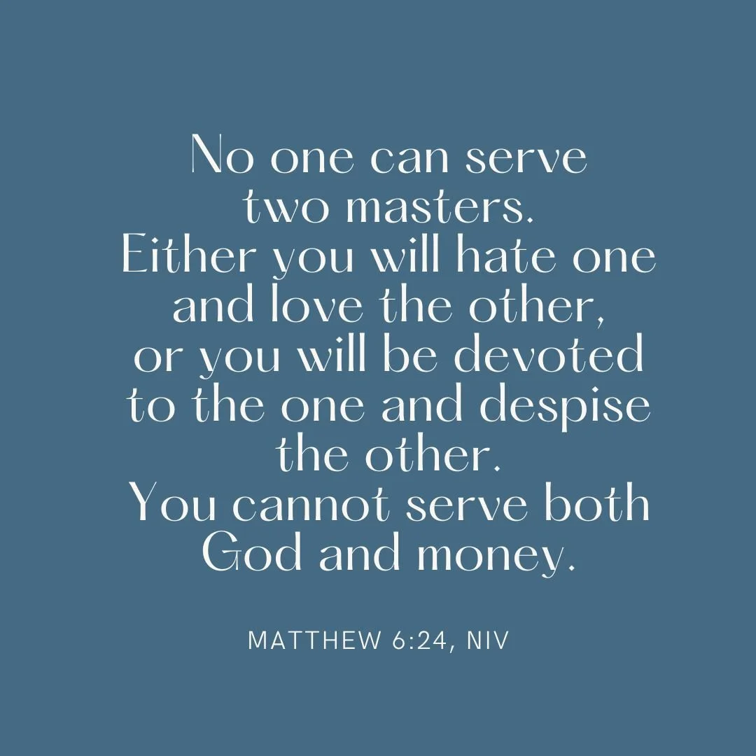 Matthew 6:24 Niv