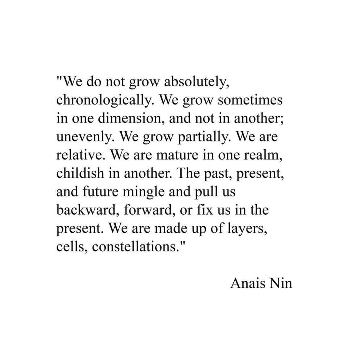 &ldquo;We are made up of layers, cells, constellations&hellip;&rdquo;

Beautiful Thursday words from one of my faves &hellip; via @tanyamarkul 💫🌈