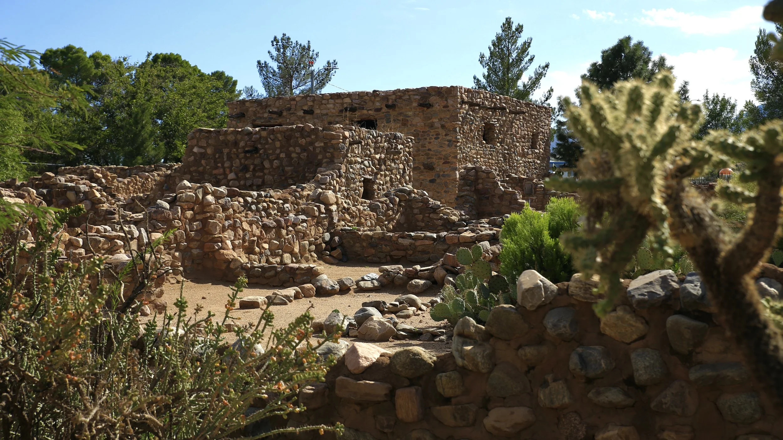 Besh-Ba-Gowah Archaeological Park in Globe, Arizona in the American ...