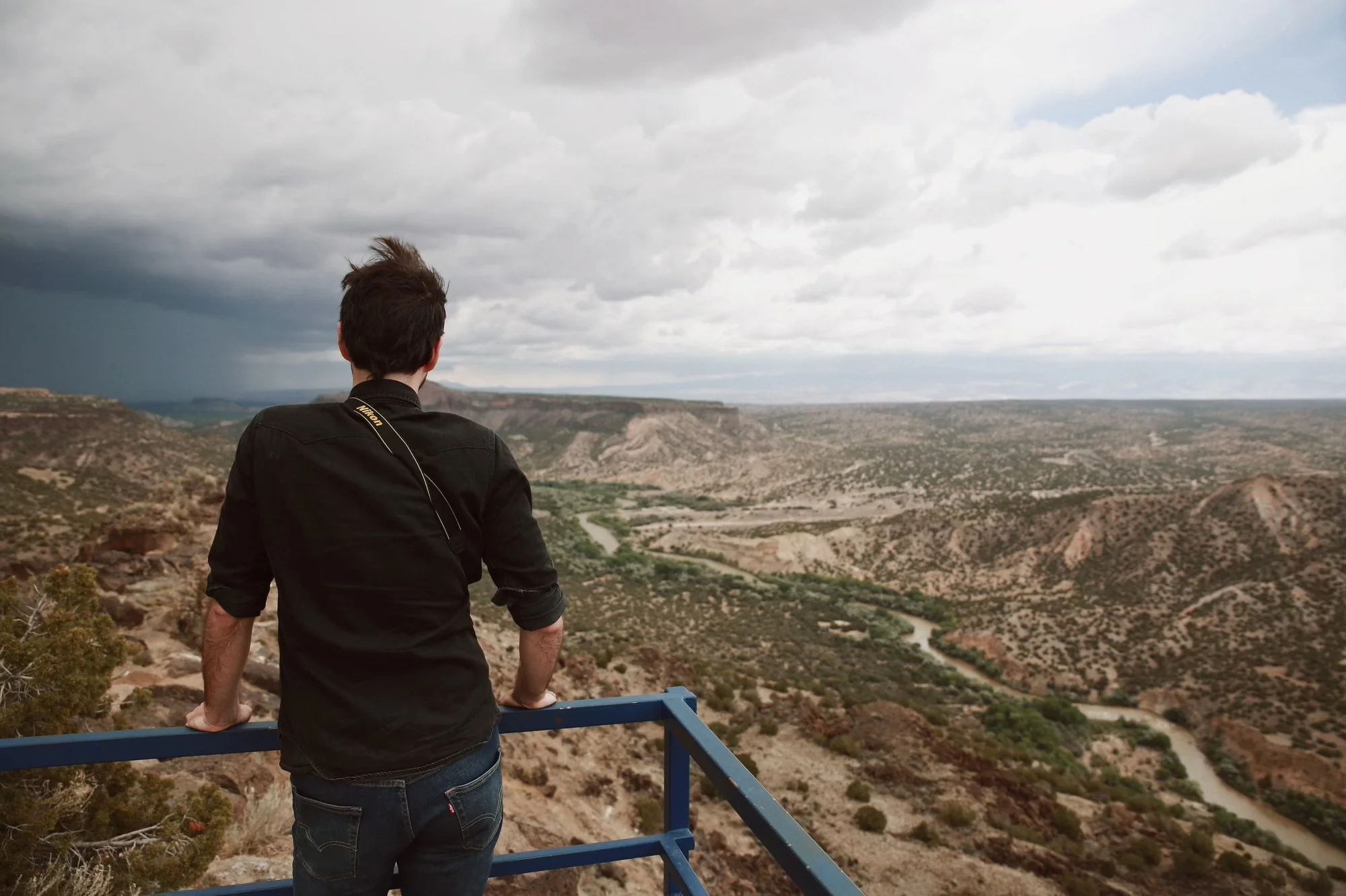 Myself & the Rio Grande from White Rock Overlook Park