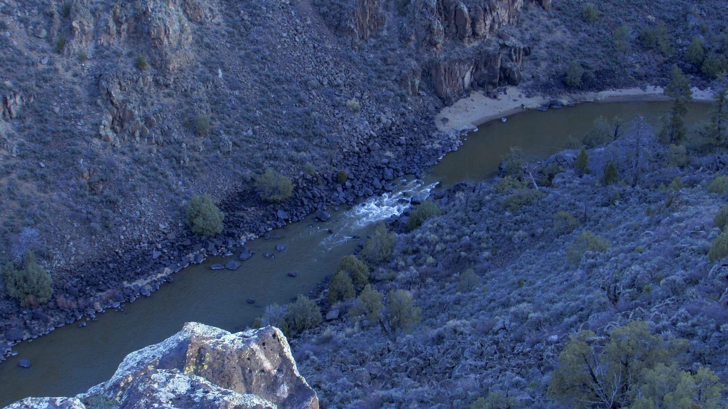 Rio Grande River at La Junta Campground