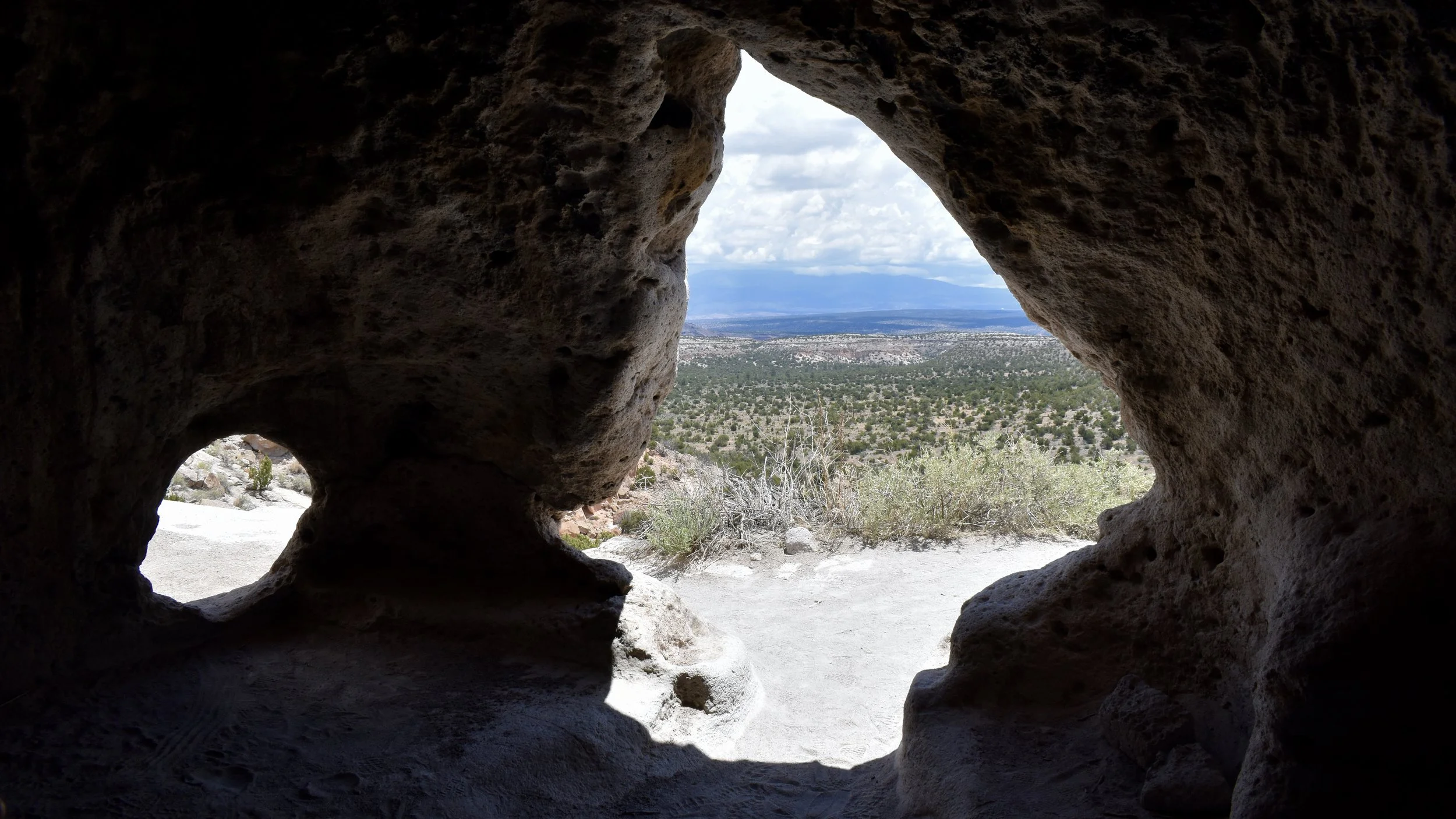 Cavate at Tsankawi at Bandelier National Monument